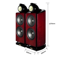 AVplay M212-BF 3-Way Dual 12-Inch Woofer HiFi Loudspeaker Sensitivitas 89dB/m 2.83V 100-500W /4ohm