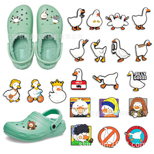 Più venduti Charms per scarpe Stupid Goose, all'ingrosso, decorazioni e accessori per scarpe a tema animali, Charms per scarpe a tema cartoni animati per zoccoli - Product Image 6