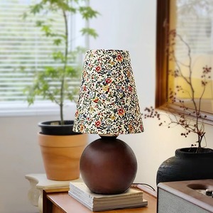 Retro Floral Table <b>Lamp</b> E27 <b>Led</b> 220V Switch Control Bedroom Decorative <b>Lighting</b> - Product Image 4