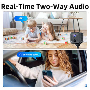 Cámara IP OEM/ODM 4G HD 1080p Inalámbrica para Monitoreo de Seguridad en el Hogar, Mini Cámara con Visión Nocturna IR y Detección PIR - Product Image 4