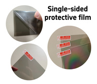 Film Polarizer Optik LED Backlit Buatan Pabrik Bentuk Lingkaran, Sudut Polarisasi 0, Pemasangan Magnetik, Kecerahan 42% untuk