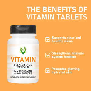Comprimés de vitamines à marque privée pour le calcium et l'acide alpha-lipoïque, contribuent à maintenir la santé oculaire, soutien de la vision, complexe vitaminique - Product Image 2