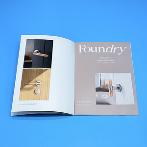 Wholesale Die-Cut Saddle Stitched Promotional <strong>Booklet</strong> Custom Product Brochure with Unique Shapes - Product Image 3