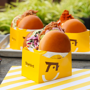 Cajas de Comida Rápida Biodegradables y Ecológicas con Logotipo Personalizado, Empaque para Llevar, Cajas de Cartón Rígido Blanco para Papas Fritas y Hamburguesas - Product Image 5