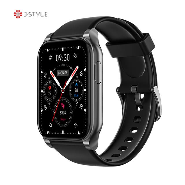 Jstyle 2206 1.78" BT Call Function Smartwatch with Big Amoled Screen High Quality Rugged Stainless Steel Metal Smart Wrist Watch
