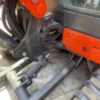 Mini-excavatrice KUBOTA U55-4 d'occasion, excavatrice sur chenilles hydraulique de 5,5 tonnes, matériel de construction