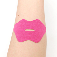 Bande adhésive buccale en coton parfumé pour lutter contre le ronflement, favoriser la respiration nasale et l'utilisation sportive Rose/Noir