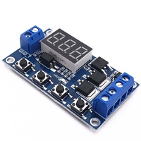 Delay Module DC 12-24V Dual MOS LED Digital Time Trigger Cycle Timer Delay Switch Circuit Board Timing Control Module DIY