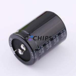 Condensateur électrolytique en aluminium à encliquetage KN331M45035*45A, composant traversant (THT), D35xL45mm 330uF 20% 450V 10mm - Product Image 2