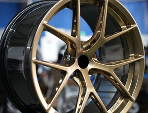 SY-402 Cerchi Forgiati Classici FI-R EVO da 17 18 19 Pollici in Bronzo Opaco/Platino Lucido/Nero Satinato per BMW M3 M4 M5 M6 M7 - Product Image 5