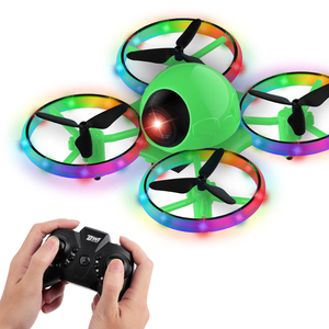 DWI D10 Máy Bay Bốn Cánh <span class=keywords><strong>Nano</strong></span> Mini 6.3 Inch Một Phím Tháo Rời Đèn Nhiều Màu An Ninh Với Máy Bay Không Người Lái <span class=keywords><strong>Camera</strong></span> FPV <span class=keywords><strong>WIFI</strong></span> Cho Trẻ Em - Product Image 6