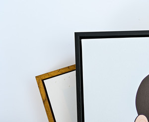Wholesale Minimalist L-Shaped PS Plastic <strong>Photo</strong> <strong>Frame</strong> Wall Mounted Advertising Framing Decorative Landscape Painting - Product Image 4