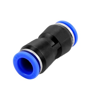 Conector Neumático de Plástico PU, Unión Recta <span class=keywords><strong>PUC</strong></span> de 8 mm, Conector Flexible para Manguera, Conexión a Presión - Product Image 1