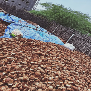 Porte-bougies en coque de noix de coco de qualité supérieure, déchets agricoles naturels pour bougies décoratives DIY, origine américaine, directement de l'usine, livraison rapide - Product Image 1