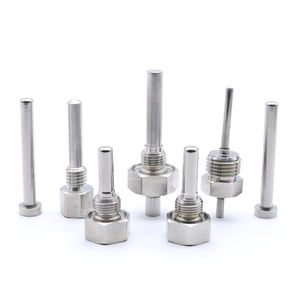 Kustom hex berulir thermocouple baja tahan karat thermowell pencelupan lengan logam pabrik suhu Lengan probe - Product Image 3
