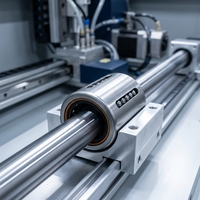 Bantalan Linear Kompak Seri KH KH-1228 UU dengan Penahan Resin Sintetis Tertutup untuk Otomasi
