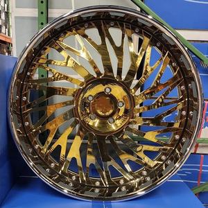 LZT-1163 Cerchi Forgiati Cromati Personalizzati 2 Pezzi 5x120.65mm con Cappuccio Flottante e Canale Profondo da 20, 24, 26 Pollici per Auto Impala SS <span class=keywords><strong>Monte</strong></span> <span class=keywords><strong>Carlo</strong></span> C10 - Product Image 3