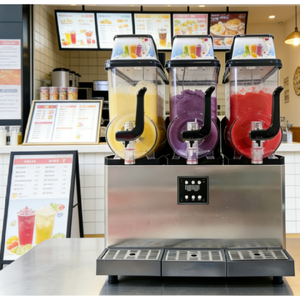Machine à slush à double saveur avec contrôle numérique de la température pour les fêtes et les entreprises de restauration - Product Image 4