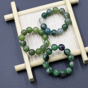 แหวนยางยืดประดับพลอยธรรมชาติ ขนาด 4 มม. แหวนคู่ แหวนยางยืดประดับพลอยอะมีทิสต์และควอตซ์สีชมพู สำหรับผู้หญิงและผู้ชาย - Product Image 4