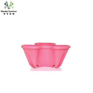 <span class=keywords><strong>Jardinière</strong></span> de jardin verticale à 5 niveaux bon marché, pot de pépinière de fraises en plastique empilable avec roues pour <span class=keywords><strong>balcon</strong></span> à la maison - Product Image 4