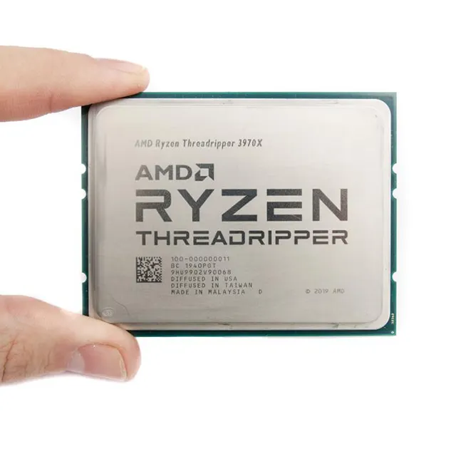 Threadripper 3970X 32 çekirdek 64 konuları Zen 2 yüksek performanslı işlemci destek soket sTRX4 HEDT 280W 7nm