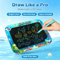 Tablettes d'écriture LCD pour enfants les plus vendues, blocs-notes numériques 12 pouces, fournitures scolaires, construction robuste et durable