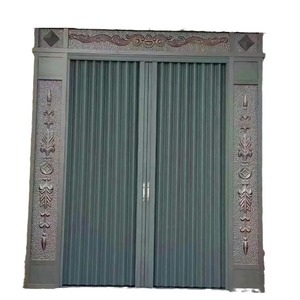 Foldable <b>Screen</b> <b>Door</b> Aluminum Frame Fiberglass Netting Insect Resistant Entry Modern Design Easy Install - Product Image 1