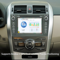 Autoradio Android 8 cœurs avec GPS pour TOYOTA AYGO/ CITROEN C1/ PEUGEOT 107 2009-2015, lecteur DVD de voiture 9,7 pouces, écran QLED 2.5D