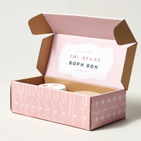 Caja de Regalo de Papel para Envíos con Logotipo Personalizado, Caja de Cartón Corrugado Pequeña Reciclable para Envíos