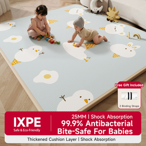 Tapis <span class=keywords><strong>de</strong></span> jeu pour bébé personnalisé en IXPE, sans formaldéhyde, couverture complète du sol, découpable, tapis d'éveil pour la <span class=keywords><strong>maison</strong></span> - Product Image 1