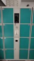 Casier en acier intelligent Armoire en métal Casier à bagages intelligent Casier électronique intelligent pour colis express de supermarché