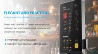Kiosque de paiement en libre-service tout-en-un avec écran tactile HD 27 pouces pour restaurant, commerce de détail