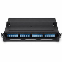 Panel de Conexión de Fibra Óptica Preterminado MPO/MTP de Alta Densidad de 96 Núcleos, LC Monomodo con Caja de Casete de 4 Piezas 2-en-24-salidas
