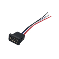 Ocket-cable de USB-A-SA01-F a prueba de agua, accesorio con cable de plomo, de USB-A