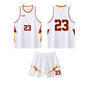 Maillot de basket-ball en polyester respirant à séchage rapide, imprimé par sublimation, taille plus, uniforme de basket-ball pour hommes - Product Image 2