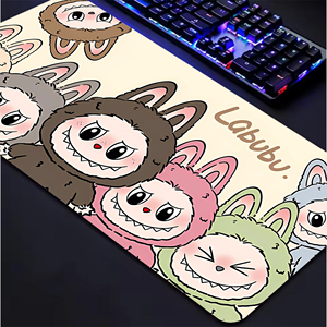 Bubu Cute Rabbit Ears Alfombrilla de ratón grande Computadora <span class=keywords><strong>HD</strong></span> Teclado Alfombrilla de ratón de dibujos animados Alfombrillas Escritorio natural La - Product Image 4