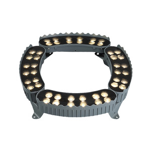 Werksseitig Angepasste Moderne Outdoor-Deko Ringbaumleuchte AC220V DC24V IP66 48W RGB Palmenringleuchten - Product Image 6