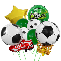 Nouveaux ballons en aluminium en forme de trophée de champion de football, ballons en forme de chaussures de football, décoration d'anniversaire sur le thème du sport