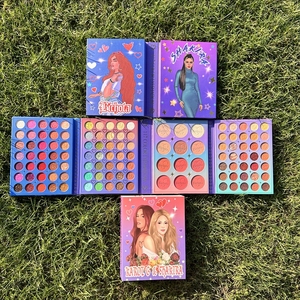 Nueva Paleta de Sombras de Ojos Bella Ultramo 117 Colores <span class=keywords><strong>Karol</strong></span> <span class=keywords><strong>G</strong></span> <span class=keywords><strong>Shakira</strong></span>, Maquillaje de Alta Pigmentación, Paleta de Sombras Cosmética - Product Image 4