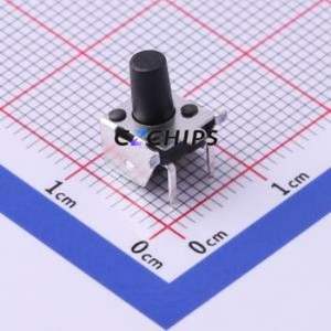 TS-1037-A11B3-D2 Tactile Switch SMD Switch Single Pole Single Throw Round Button 2.5N Horizontal Mount - Product Image 1