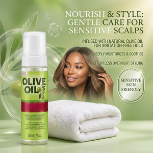 Mousse coiffante unisexe en gros, contrôle du sébum, hypoallergénique, anti-frisottis, fixation forte pour cheveux normaux - Product Image 5