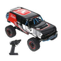 MJX H8P 1:8 Scale Bronco R Licencié 4x4 RC Rock Crawler Moteur Brushless 80A ESC 3S Alliage d'Aluminium Rouge Véhicule Télécommandé 4 Canaux