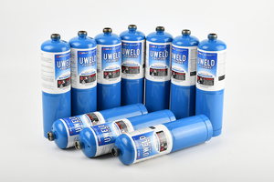 <span class=keywords><strong>Bouteille</strong></span> <span class=keywords><strong>de</strong></span> <span class=keywords><strong>gaz</strong></span> Mapp propane oxygène Uweld <span class=keywords><strong>de</strong></span> petite taille pour la soudure et le brasage - Product Image 4