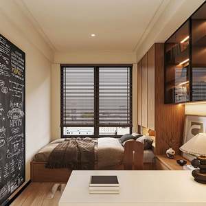 Meuble de Chambre Tout-en-un Pliable Intégré de Haute Qualité : Armoire en Bois Confortable, Lit Tatami et Bureau – Idéal pour Villa et Optimisation de l'Espace - Product Image 2