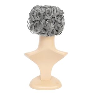 <span class=keywords><strong>Chignon</strong></span> bouclé facile à clipser pour femme avec deux peignes en plastique, <span class=keywords><strong>filet</strong></span> élastique, couvre-<span class=keywords><strong>chignon</strong></span> en fibre haute température, portable - Product Image 4
