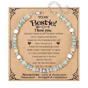 Pulsera de Cuentas Redondas Doradas con Cordón Elástico, Piedra de Nacimiento, Circonita Colorida, Regalo de Cumpleaños para Mujer, Joyería - Product Image 1