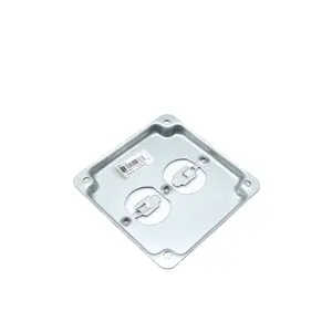 4 in. Square Box Cover Single Duplex RS-12