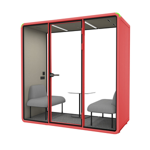 Cabine Acoustique Cabine Téléphonique Privée 2 Personnes Cabine Insonorisée Cabine Téléphonique Intérieure Pod Bureau - Product Image 5