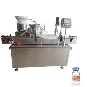 High Quality Automatic Vial Bottle Filling Stoppering and Capping Machine