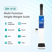 Quiosco de autoservicio médico SH-V10 para chequeos de salud, máquina inteligente de examen corporal completo con certificación CE